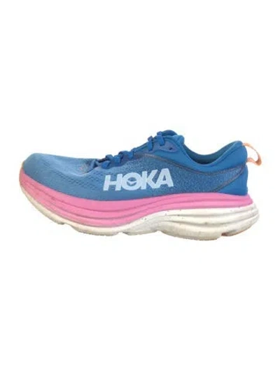 Pre-owned Hoka Mesh Printed Sneakers In Multi