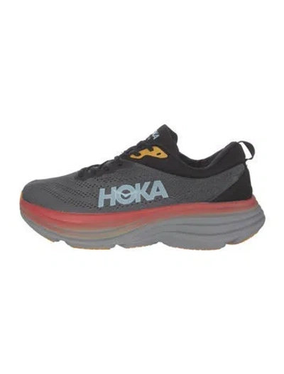Pre-owned Hoka Mesh Printed Sneakers In Multi