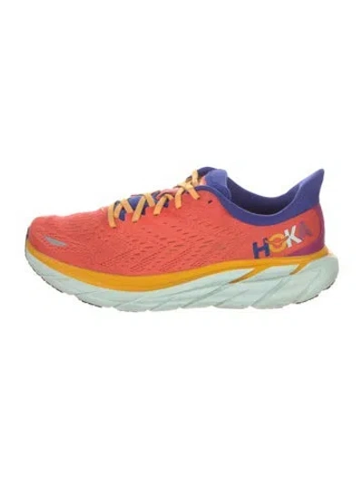 Pre-owned Hoka Mesh Printed Sneakers In Multi