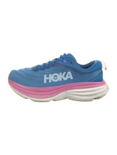 Pre-owned Hoka Mesh Printed Sneakers In Multi