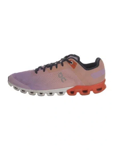 Pre-owned Hoka Mesh Printed Sneakers In Pink