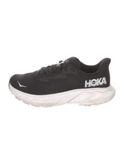 Pre-owned Hoka Mesh Sneakers In Black