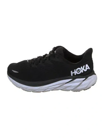 Pre-owned Hoka Mesh Sneakers In Black