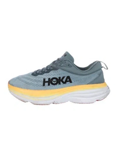 Pre-owned Hoka Mesh Sneakers In Blue