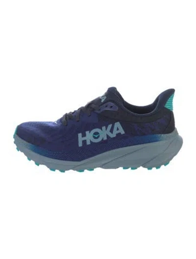 Pre-owned Hoka Mesh Sneakers In Blue