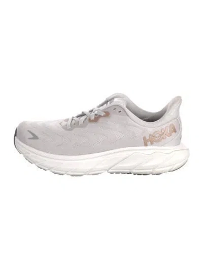 Pre-owned Hoka Mesh Sneakers In Neutral