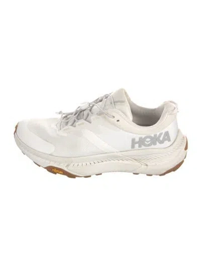 Pre-owned Hoka Mesh Sneakers In Neutral