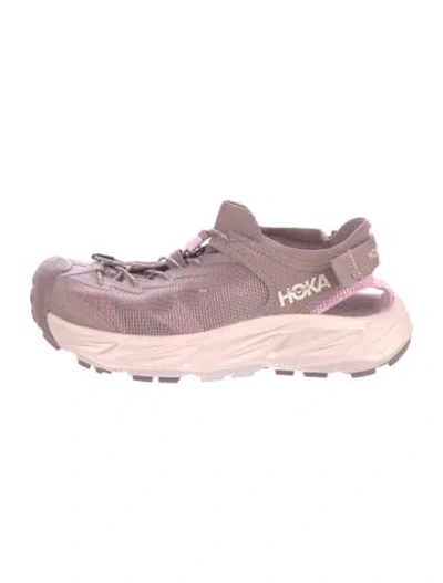 Pre-owned Hoka Mesh Sneakers In Pink