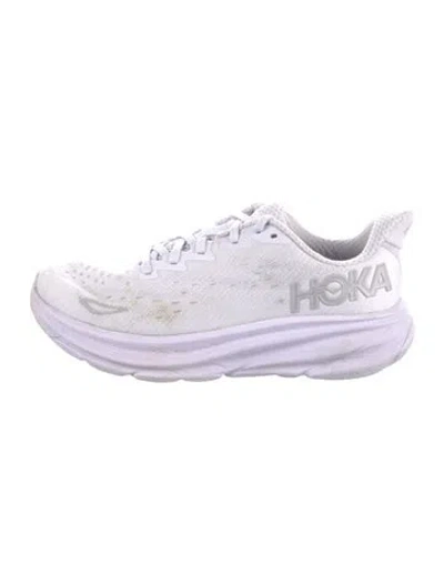 Pre-owned Hoka Mesh Sneakers In Purple