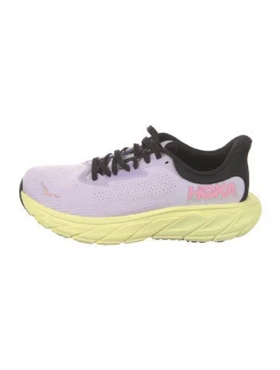Pre-owned Hoka Mesh Sneakers In Purple