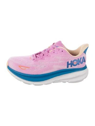 Pre-owned Hoka Mesh Sneakers In Purple