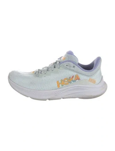 Pre-owned Hoka Mesh Sneakers In White