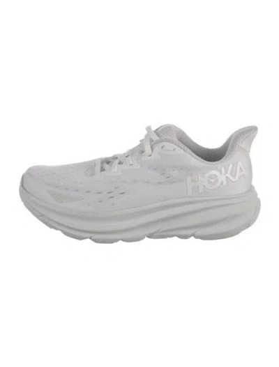 Pre-owned Hoka Mesh Sneakers In White