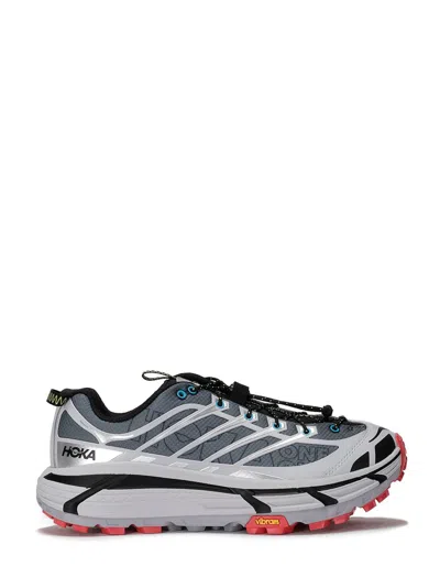HOKA MESH SNEAKERS WITH HEAT-BONDED OVERLAYS