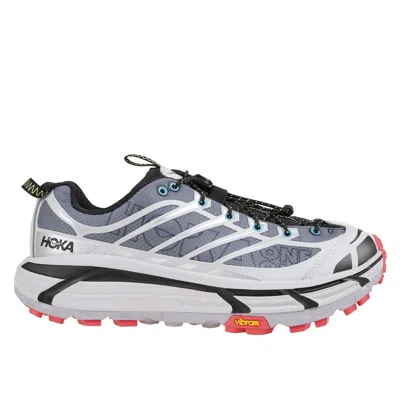 Hoka Mesh Trail Shoes With Quick-lace System In Multi