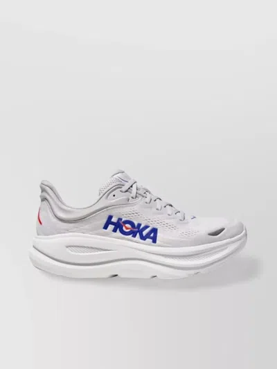 Hoka Mesh Upper Low Top Sneakers In White