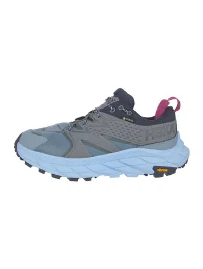 Pre-owned Hoka Nylon Athletic Sneakers In Blue