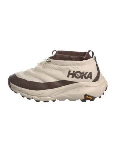 Pre-owned Hoka Nylon Colorblock Pattern Sneakers W/ Tags In Neutral