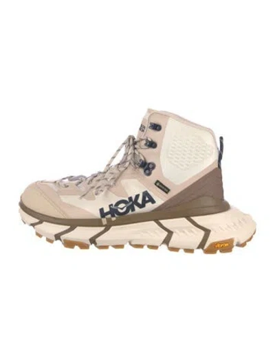 Pre-owned Hoka Nylon Hiking Boots In Neutrals