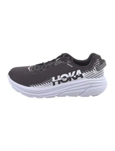Pre-owned Hoka Nylon Printed Athletic Sneakers In Multi