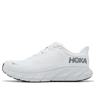 Hoka One One Arahi 7 2e Wide 'blanc De Blanc Steel Wool' In Gray