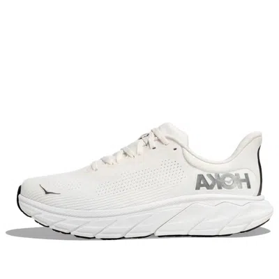 Hoka One One Arahi 7 'blanc De Blanc Steel Wool' In White