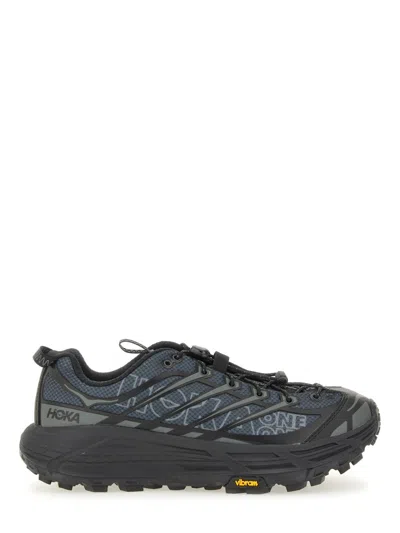 Hoka One One Black Sneakers In Animal Print