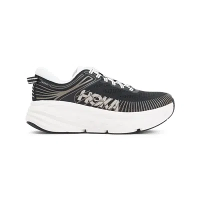 Hoka One One Black Textile Synthetic Sneakers In Multi