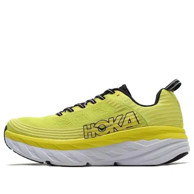 Hoka One One Bondi 6 'citrus Anthracite' In Yellow