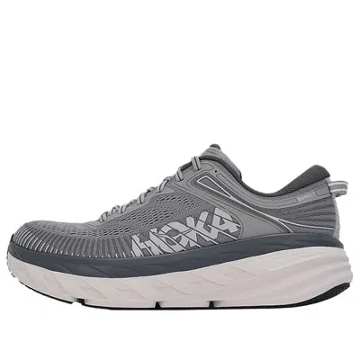Hoka One One Bondi 7 2e Wide 'wild Dove' In Gray