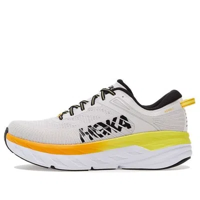 Hoka One One Bondi 7 'nimbus Cloud Yellow' In White