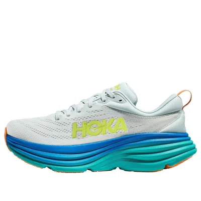 Hoka One One Bondi 8 'ice Flow Bit Of Blue' In Multi