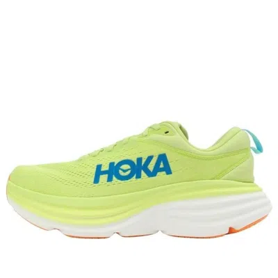 Hoka One One Bondi 8 'lettuce Solar Flare' In Green