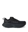 Hoka Bondi 8 Rubber-trimmed Mesh Sneakers In Black