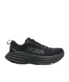 Hoka Bondi 8 Rubber-trimmed Mesh Sneakers In Black