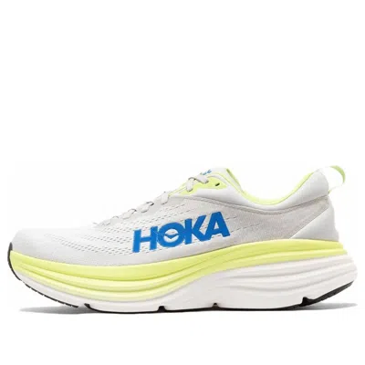 Hoka One One Bondi 8 'stardust Lettuce' In Gray