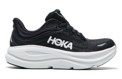 Pre-owned Hoka One One Bondi 9 Black White (women's)