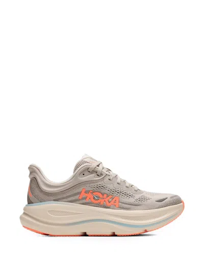 Hoka One One Bondi 9 Sneakers In Gray