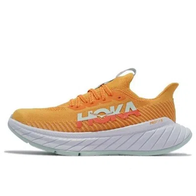 Hoka One One Carbon X 3 'radiant Yellow Camellia' In Orange