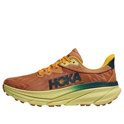 Hoka One One Challenger 7 'terra Cotta Yuzu' In Brown