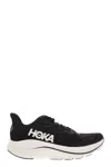 Hoka Clifton 10 Rubber-trimmed Jacquard Running Sneakers In Black