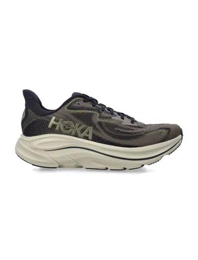 Hoka One One Clifton 10 Running Shoes In Brown