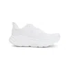 Hoka Streamlined White Sneakers With Cushioned Sole In White