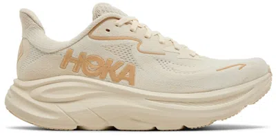Pre-owned Hoka One One Clifton 10 Vanilla Birch (women's) In White