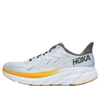 Hoka One One Clifton 8 'blue Fog Plein Air' In Gray
