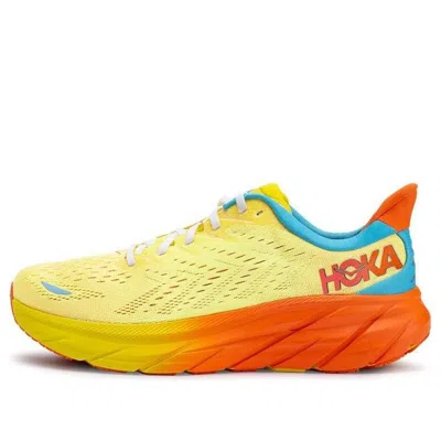 Hoka One One Clifton 8 'orange Beige' In Yellow