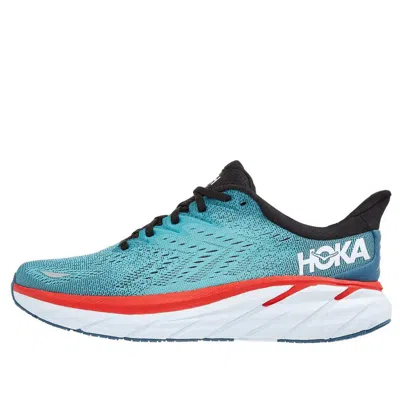 Hoka One One Clifton 8 'real Teal' In Blue