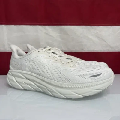 Pre-owned Hoka One One Clifton 8 'triple White' Size 11.5