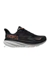 Hoka Clifton Running Shoe In Black