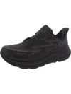 Hoka Clifton 9 Mens Fitness Performance Running Shoes In Black
